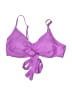 Unbranded Solid Purple Swimsuit Top Size L - photo 1