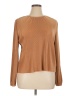 WAYF 100% Polyester Tan Long Sleeve Blouse Size XL - photo 1