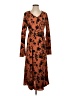 Shein Print Orange Casual Dress Size S - photo 1