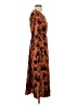 Shein Print Orange Casual Dress Size S - photo 4