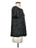 J.Jill Stars Black Short Sleeve Blouse Size S - photo 4