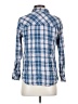 Billy T 100% Lyocell Plaid Blue Long Sleeve Button-Down Shirt Size XS (petite) - photo 2