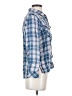 Billy T 100% Lyocell Plaid Blue Long Sleeve Button-Down Shirt Size XS (petite) - photo 4