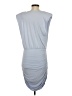 Open Edit Solid Gray Cocktail Dress Size S - photo 2
