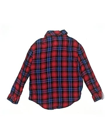Justice Long Sleeve Button-Down Shirt (view 2)