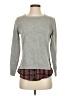Goodnight Macaroon Plaid Gray Pullover Sweater Size S - photo 1