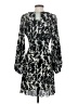 H&M 100% Polyester Animal Print Black Cocktail Dress Size XS - photo 2