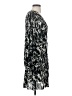 H&M 100% Polyester Animal Print Black Cocktail Dress Size XS - photo 4