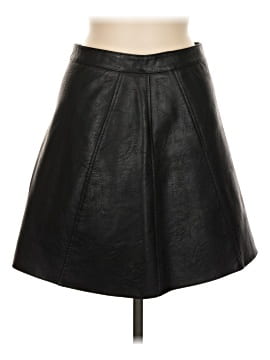 Zara Basic Faux Leather Skirt