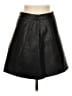 Zara Basic Solid Black Faux Leather Skirt Size M - photo 1