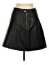 Zara Basic Solid Black Faux Leather Skirt Size M - photo 2