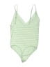 Unbranded Stripes Green One Piece Swimsuit Size Med - Lg - photo 2