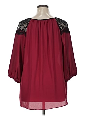 By & By 3/4 Sleeve Blouse (view 2)