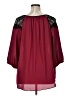 By & By 100% Polyester Burgundy 3/4 Sleeve Blouse Size 1X - photo 2