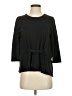 Club Monaco 100% Polyester Black 3/4 Sleeve Top Size XS - photo 1