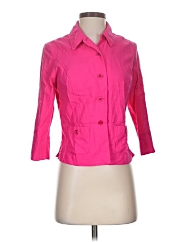 Cato 3/4 Sleeve Button-Down Shirt (view 1)