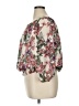 Colleen Lopez 100% Polyester Print Multi Color Ivory 3/4 Sleeve Blouse Size 1X - photo 5