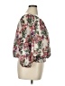 Colleen Lopez 100% Polyester Print Multi Color Ivory 3/4 Sleeve Blouse Size 1X - photo 4