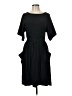 Tenoversix Solid Black Casual Dress Size M - photo 1