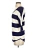 Express 100% Rayon Stripes Blue Pullover Sweater Size XS - photo 5