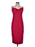 Zara Solid Red Cocktail Dress Size S - photo 1