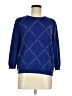 Alfred Dunner Argyle Blue Pullover Sweater Size M - photo 1