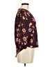 BCX Burgundy 3/4 Sleeve Blouse Size M - photo 4