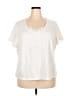 Basic Editions Ivory Short Sleeve T-Shirt Size 2X - photo 1