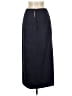 Norton McNaughton 100% Polyester Solid Black Blue Formal Skirt Size 6 - photo 2