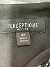 Perceptions Graphic Black Casual Dress Size 4 (petite) - photo 7