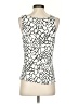Dunia Ivory Sleeveless Blouse Size S - photo 2