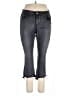 New Directions Gray Jeans Size 14w - photo 1