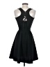 Jessica Simpson Solid Black Cocktail Dress Size XS - photo 2