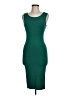 Assorted Brands Solid Green Cocktail Dress Size M - photo 1