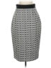 Banana Republic Graphic Gray Formal Skirt Size 2 - photo 1