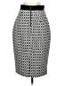 Banana Republic Graphic Gray Formal Skirt Size 2 - photo 2
