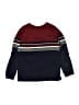 Hanna Andersson Color Block Burgundy Pullover Sweater Size 8 - photo 2