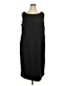 Emily... 100% Polyester Solid Black Casual Dress Size 16w - photo 1