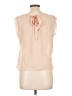 XXI 100% Polyester Tan Sleeveless Blouse Size L - photo 2