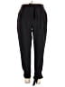 Unbranded 100% Polyester Solid Black Casual Pants Size XXL - photo 1