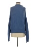 City Chic Blue Turtleneck Sweater Size XXS - photo 1
