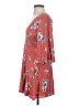 Lost + Wander 100% Rayon Floral Orange Casual Dress Size S - photo 5