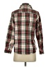 L.L.Bean 100% Cotton Plaid Green Long Sleeve Button-Down Shirt Size XS - photo 2