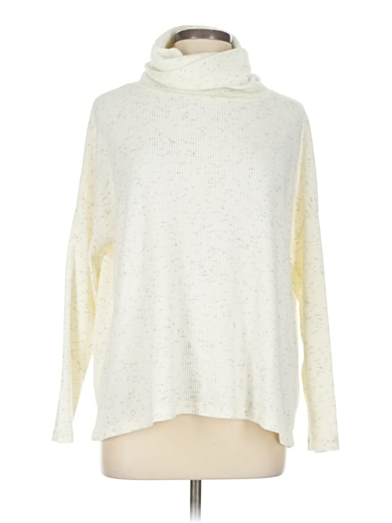 Pre-owned Dylan Turtleneck Sweater In Ivory