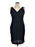 Unbranded 100% Polyester Black Blue Cocktail Dress Size XL - photo 1
