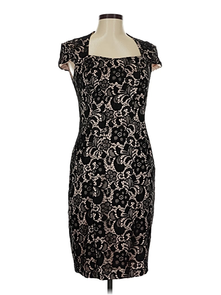 Pre-owned Jax Cocktail Dress In Black