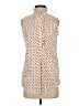 J. McLaughlin Polka Dots Ivory Sleeveless Button-Down Shirt Size XS - photo 1