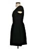 Maison Jules Solid Black Cocktail Dress Size XS - photo 5