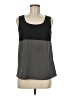 Kensie 100% Polyester Gray Sleeveless Top Size M - photo 1