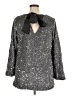 Unbranded Silver Long Sleeve Blouse Size XL - photo 2